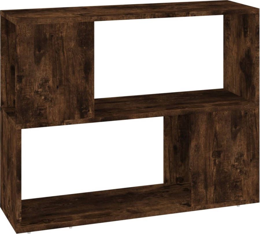 VidaXL -Boekenkast kamerscherm-80x24x63-cm-gerookt-eikenkleurig - Foto 2