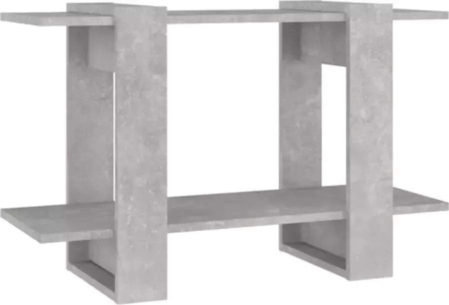 VidaXL -Boekenkast kamerscherm-80x30x51-cm-betongrijs - Foto 3