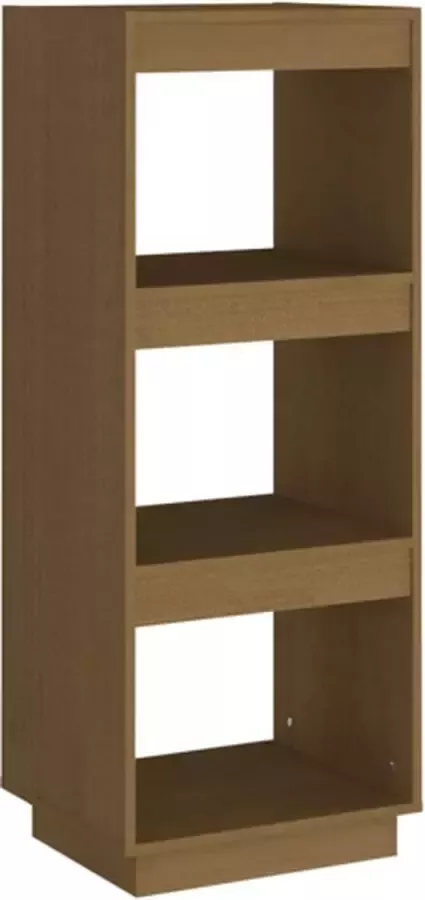 VidaXL -Boekenkast kamerscherm-massief-grenenhout-honingbruin - Foto 4