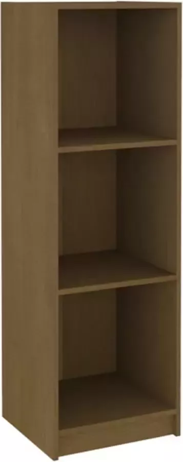 VidaXL -Boekenkast kamerscherm-massief-grenenhout-honingbruin - Foto 4