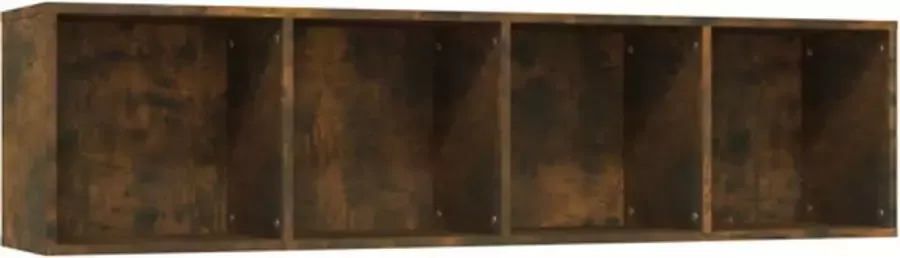 VIDAXL Boekenkast tv-meubel 143x30x36 cm bewerkt hout gerookt eiken - Foto 4