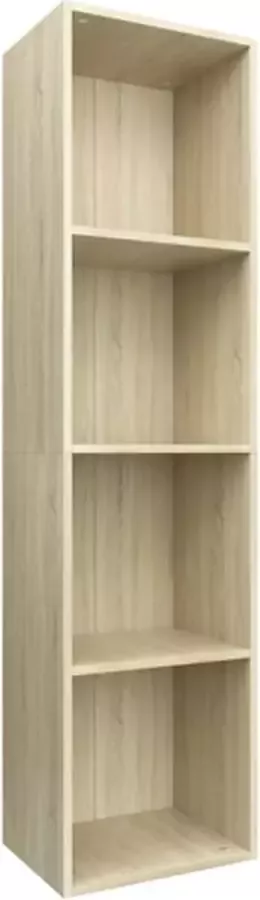 VidaXL -Boekenkast tv-meubel-36x30x143cm-bewerkt-hout-sonoma-eikenkleur - Foto 4