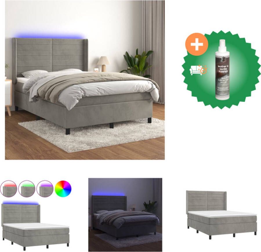 VidaXL Bedframe met hoofd- en voeteneinde metaal wit 150x200 cm Bedframe Bedframes Tweepersoonsbed Bed - Foto 2