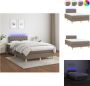 VidaXL Boxspring EASY Sleep 203x120 cm LED verlichting Bed - Thumbnail 2