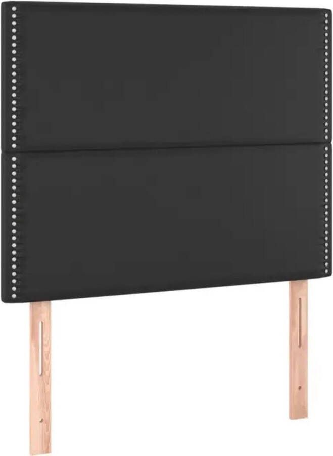 VidaXL -Boxspring-met-matras-en-LED-kunstleer-zwart-80x200-cm - Foto 3