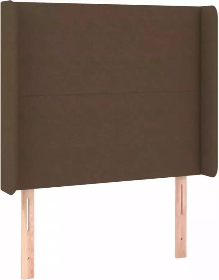 VidaXL -Boxspring-met-matras-en-LED-stof-donkerbruin-80x200-cm - Foto 2