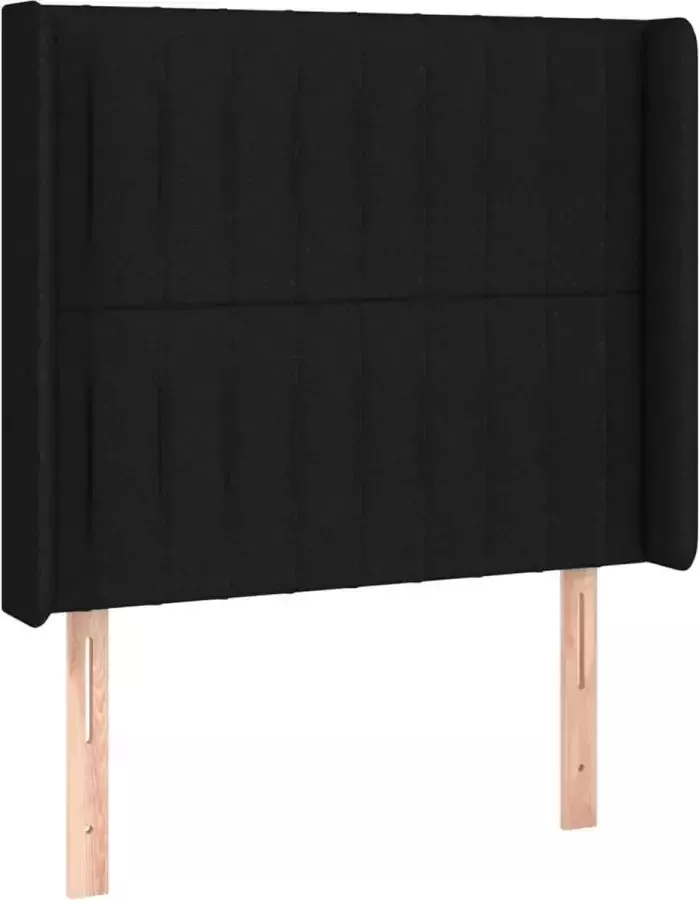 Vida XL Boxspring met matras en LED stof zwart 90x190 cm SKU: V3133119 - Foto 5
