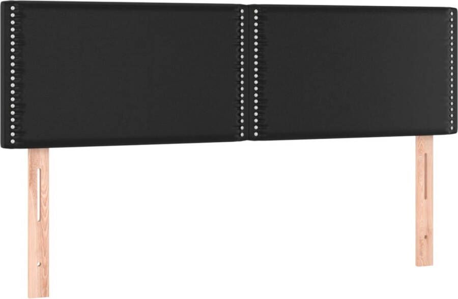 Vida XL Boxspring met matras kunstleer zwart 140x200 cm SKU: V3144608 - Foto 5