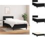 VidaXL Boxspringbed Comfort Bed Matras 90 x 200 cm Zwart Bed - Thumbnail 1