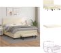 VidaXL Boxspringbed Luxury Kunstleer 180x200 cm Verstelbaar hoofdbord Pocketvering matras Middelharde ondersteuning Huidvriendelijk topmatras Multifunctioneel bankje Bed - Thumbnail 1