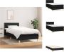 VidaXL Boxspringbed Pocketvering matras Middelharde ondersteuning Huidvriendelijk topmatras Zwart 203 x 80 x 78 88 cm Bed - Thumbnail 3