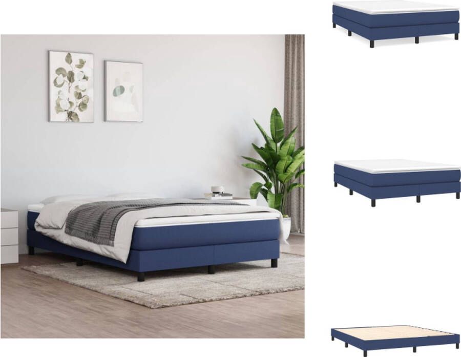 VidaXL Boxspringbed Comfortline Bedframe 203x160x25 cm Pocketvering matras 160x200x20 cm Middelharde ondersteuning Huidvriendelijk topmatras 160x200x5 cm Bed - Foto 2