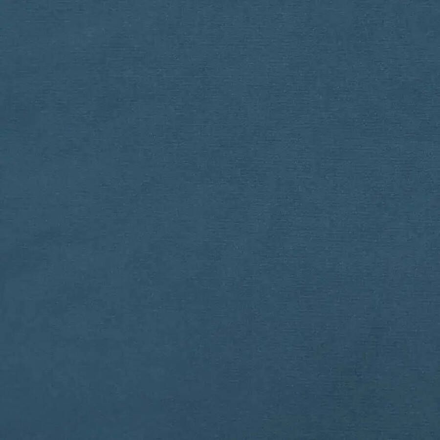 VidaXL Bedframe zonder matras 100x200 cm fluweel donkerblauw
