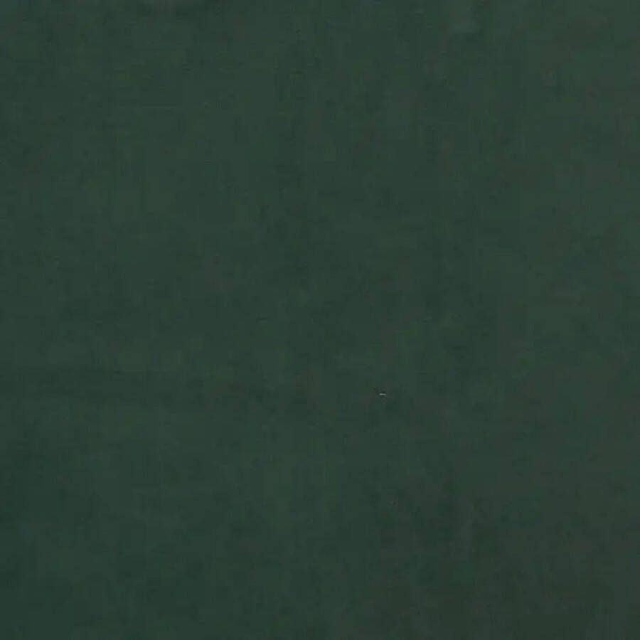 VidaXL Bedframe zonder matras 80x200 cm fluweel donkergroen