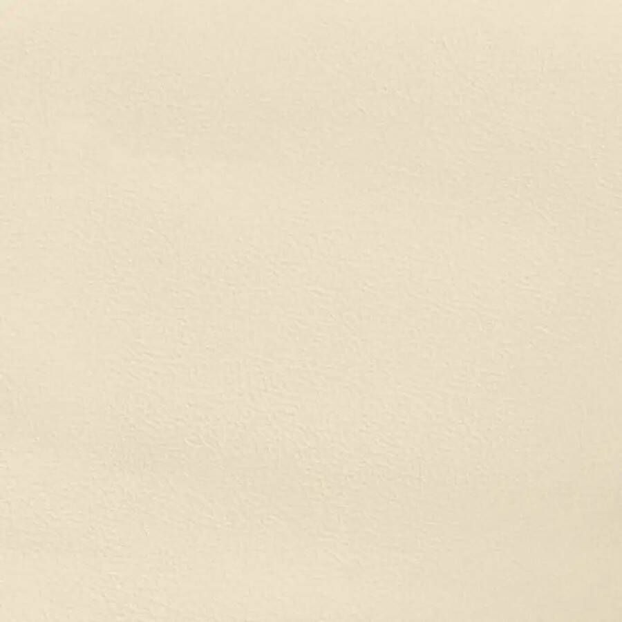 VidaXL Boxspringbedframe kunstleer crèmekleurig 120x200 cm - Foto 4