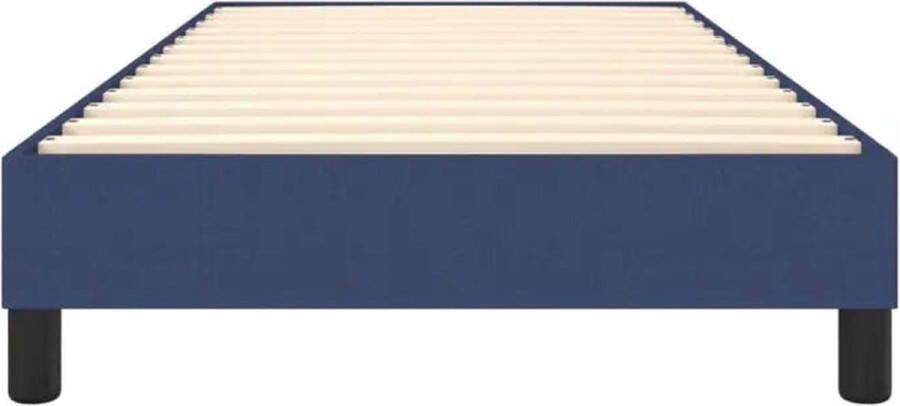 VidaXL Bedframe zonder matras 80x200 cm stof blauw - Foto 5