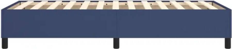 VidaXL Bedframe zonder matras 80x200 cm stof blauw - Foto 4