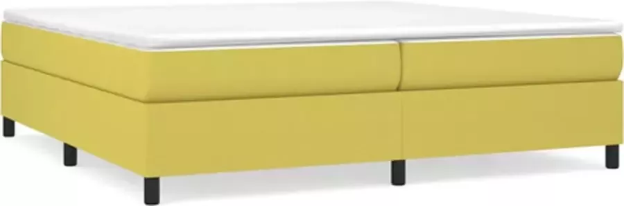 VidaXL Bedframe zonder matras 200x200 cm stof groen - Foto 5