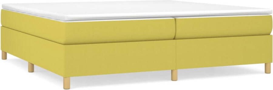 VidaXL Bedframe zonder matras 200x200 cm stof groen - Foto 2