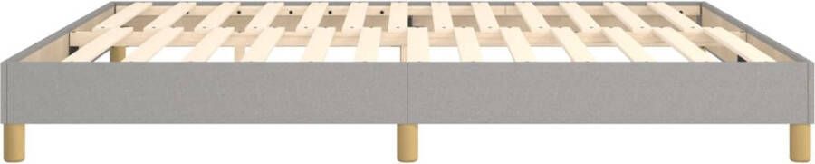 VidaXL Bedframe zonder matras stof lichtgrijs 180x200 cm - Foto 3