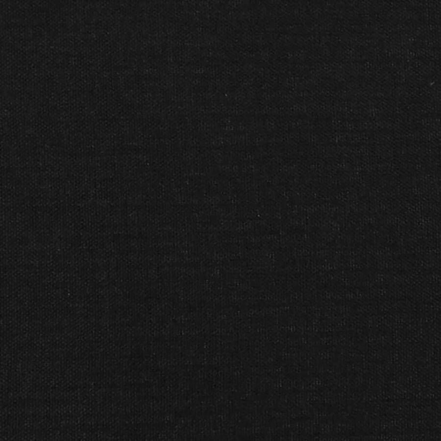 VidaXL Bedframe zonder matras stof zwart 140x200 cm