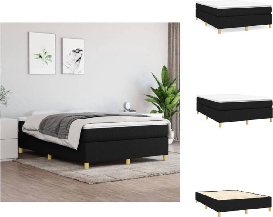 VidaXL Boxspringframe Duurzaam Bedframe Afmeting- 193 x 140 x 25 cm Ken- Inclusief montagehandleiding Bed - Foto 4