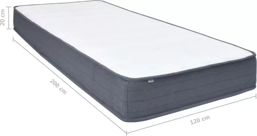 VidaXL -Boxspringmatras-200x120x20-cm - Foto 2