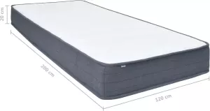 VidaXL Boxspringmatras 200x120x20 cm