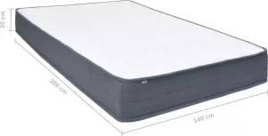 VidaXL Boxspringmatras 200x140x20 cm