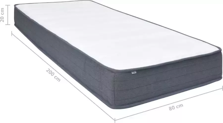 VidaXL -Boxspringmatras-200x80x20-cm - Foto 2