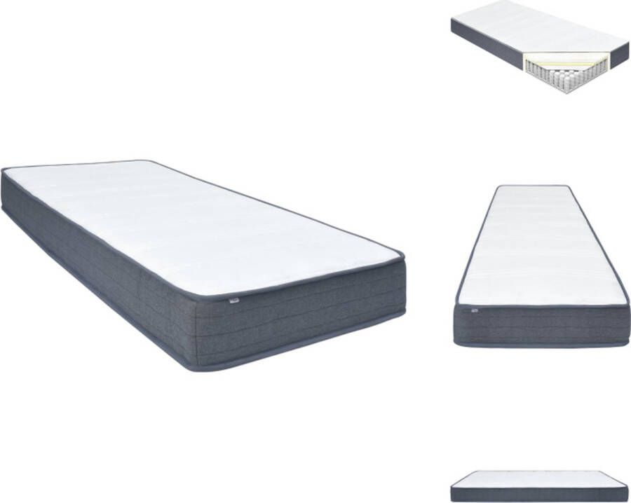 VidaXL Boxspringmatras Comfort Matras 200 x 80 x 20 cm Extra dik schokabsorberende pocketveren Matras