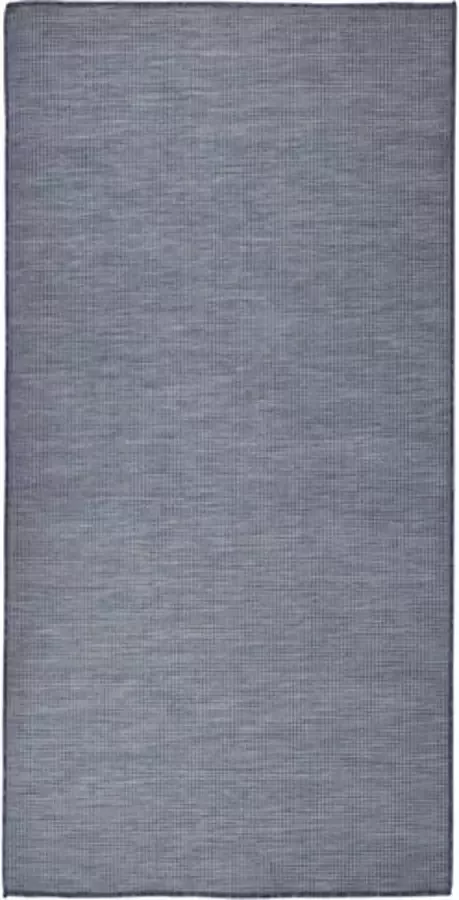 VidaXL -Buitenkleed-platgeweven-100x200-cm-blauw