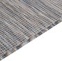 VidaXL -Buitenkleed-platgeweven-100x200-cm-bruin-en-blauw - Thumbnail 2