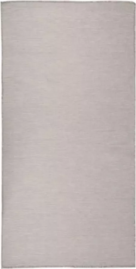 VidaXL -Buitenkleed-platgeweven-100x200-cm-taupe