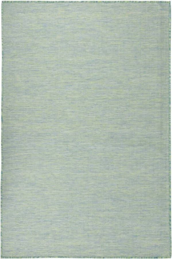 VidaXL -Buitenkleed-platgeweven-120x170-cm-turquoise