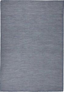 VidaXL Buitenkleed platgeweven 140x200 cm blauw