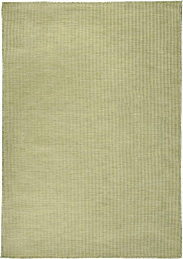 VidaXL -Buitenkleed-platgeweven-160x230-cm-groen