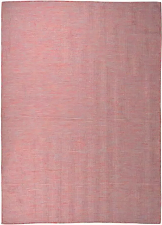 VidaXL -Buitenkleed-platgeweven-200x280-cm-rood - Foto 2