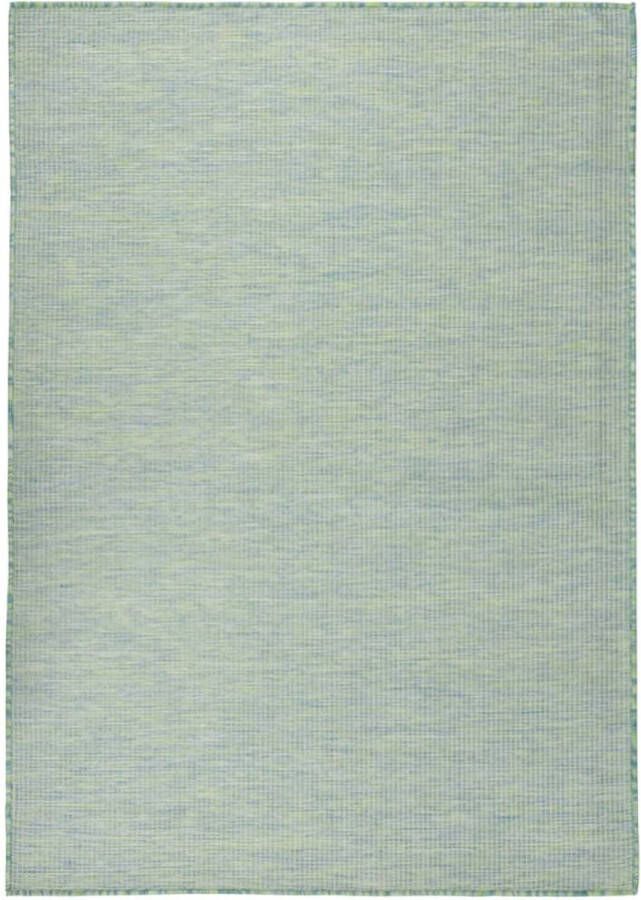 VidaXL -Buitenkleed-platgeweven-200x280-cm-turquoise
