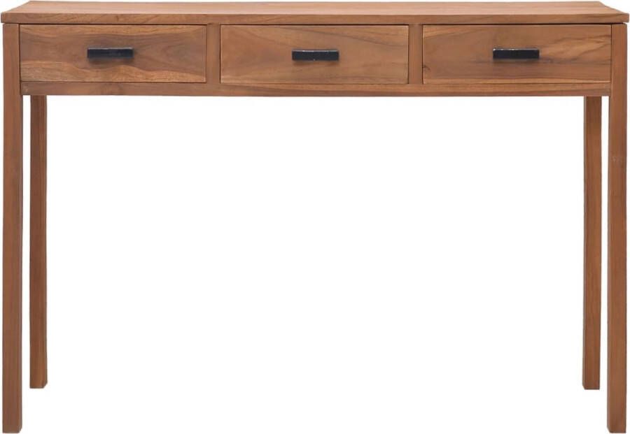 VidaXL -Bureau-110x40x75-cm-massief-teakhout - Foto 3