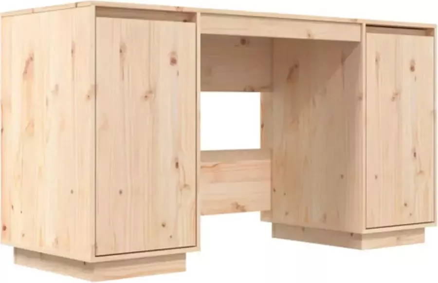 VidaXL -Bureau-140x50x75-cm-massief-grenenhout - Foto 2
