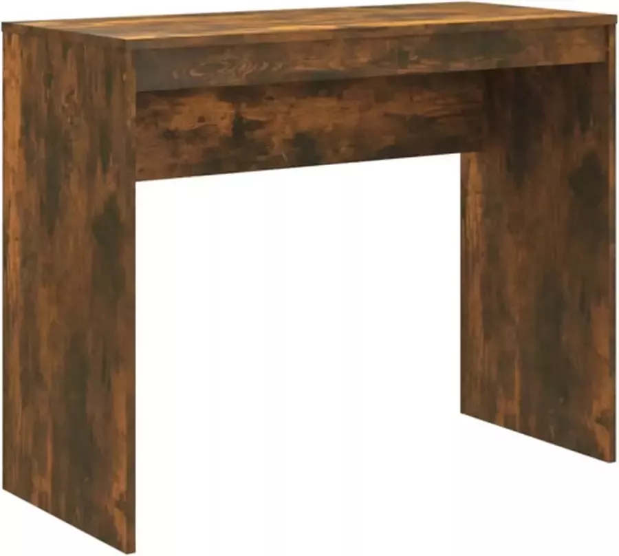 VidaXL -Bureau-90x40x72-cm-bewerkt-hout-gerookt-eikenkleurig - Foto 3