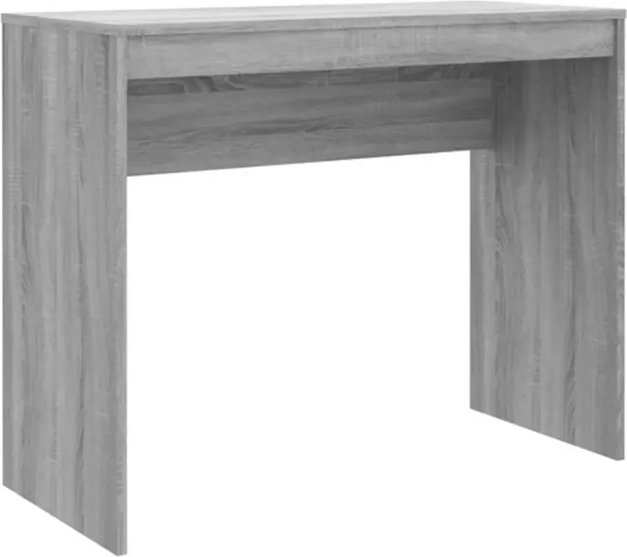 VidaXL -Bureau-90x40x72-cm-bewerkt-hout-grijs-sonoma-eikenkleurig - Foto 3