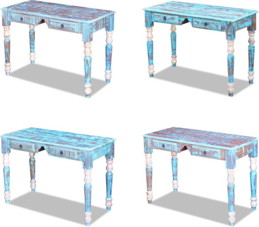 VidaXL Bureau massief gerecycled hout Bureau Bureaus Computerbureau Computerbureaus