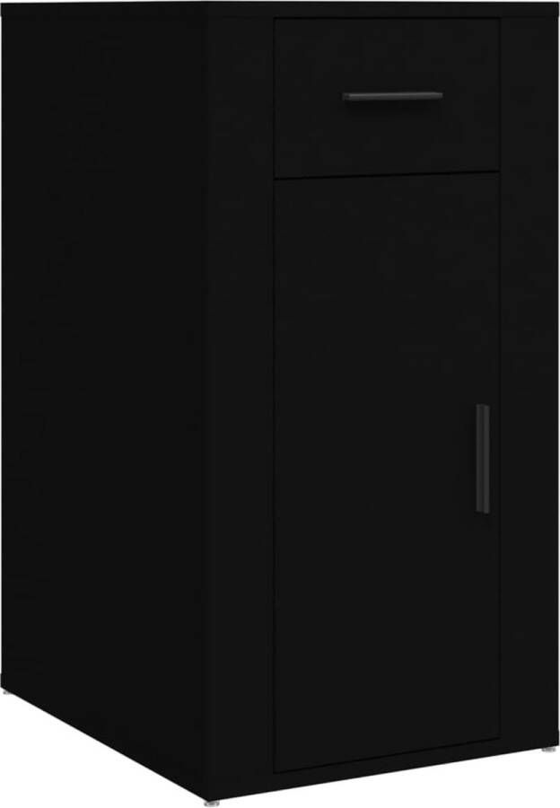 VidaXL -Bureaukastje-40x49x75-cm-bewerkt-hout-zwart - Foto 2