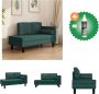 VidaXL Chaise Longue Donkergroen 118 x 60 x 57 cm Duurzaam materiaal Chaise longue Inclusief Reiniger - Thumbnail 1