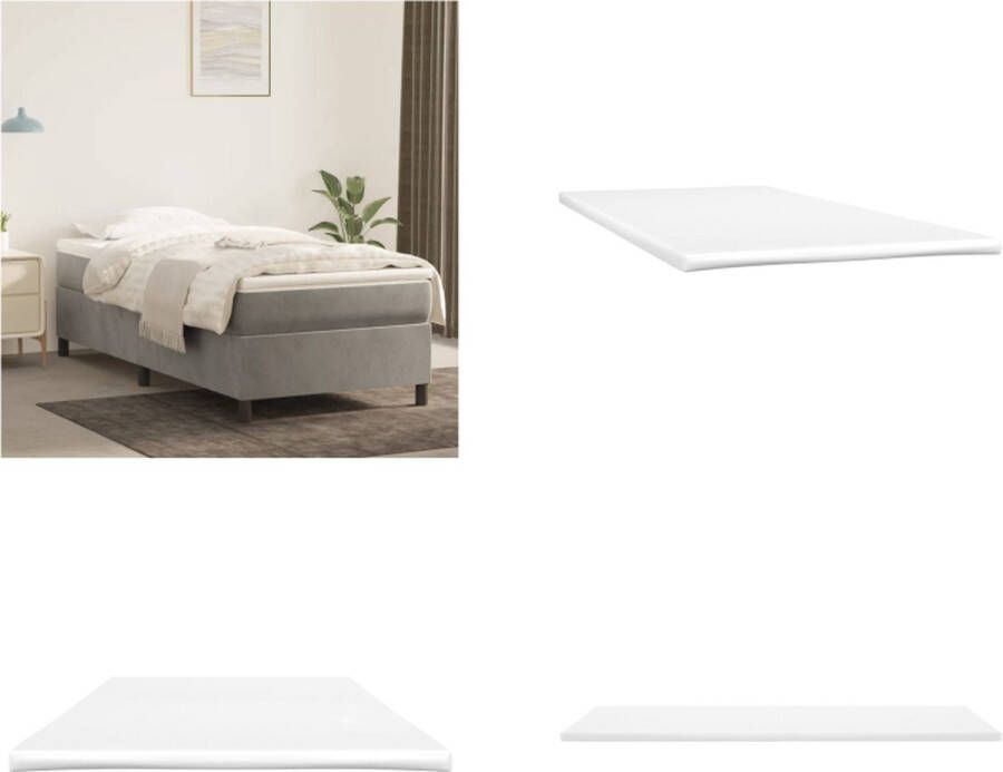 VidaXL Dekmatras 100x200x5 cm Dekmatras Dekmatrassen Matras Topmatras