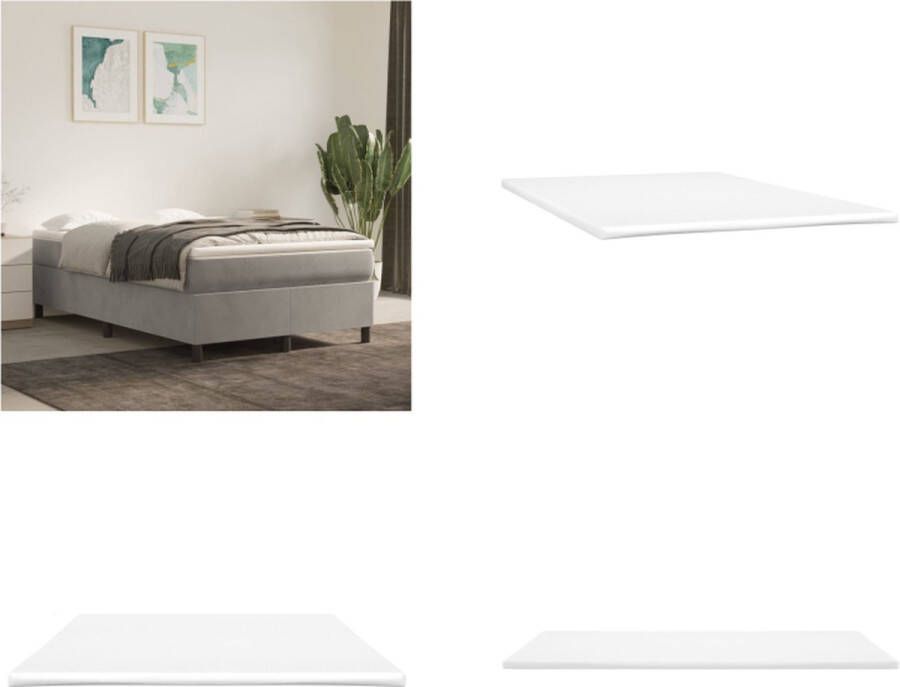 VidaXL Dekmatras 120x200x5 cm Dekmatras Dekmatrassen Matras Topmatras