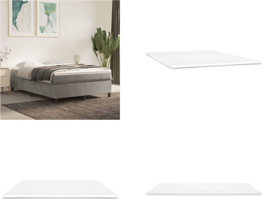 VidaXL Dekmatras 140x190x5 cm Dekmatras Dekmatrassen Matras Topmatras - Foto 2