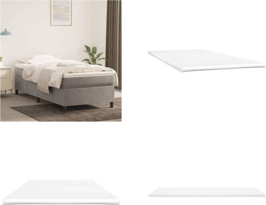 VidaXL Dekmatras 80x200x5 cm Dekmatras Dekmatrassen Matras Topmatras